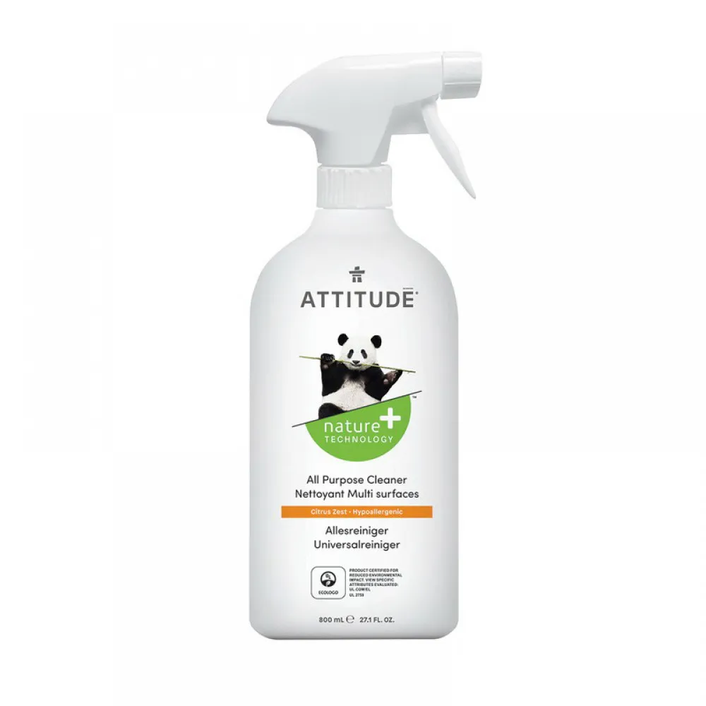 Solutie de curatat universala, coaja de citrice (800 ml), Attitude