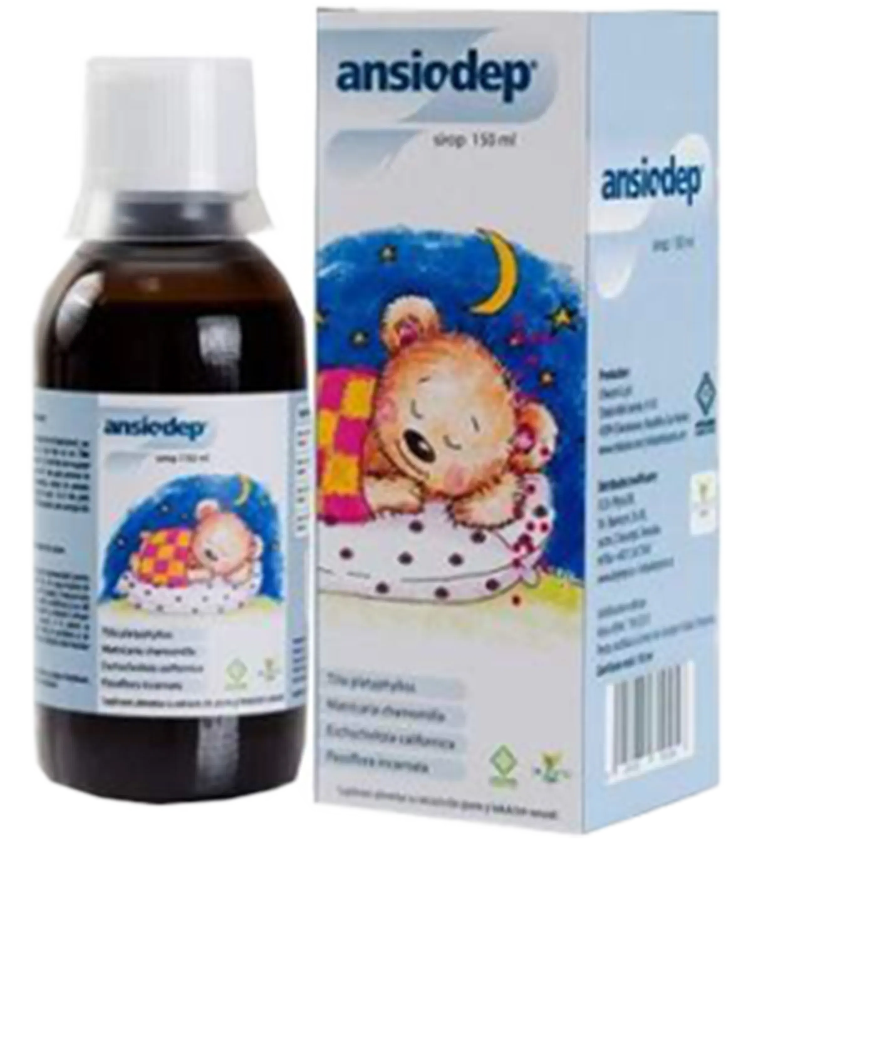 Ansiodep Sirop x 150ml-Dr.Phyto RO