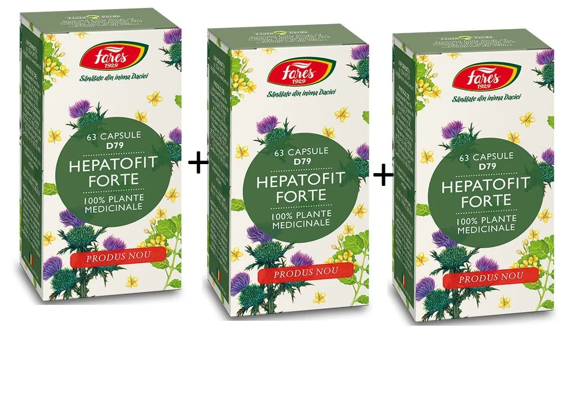 Hepatofit Forte 2+1cadou