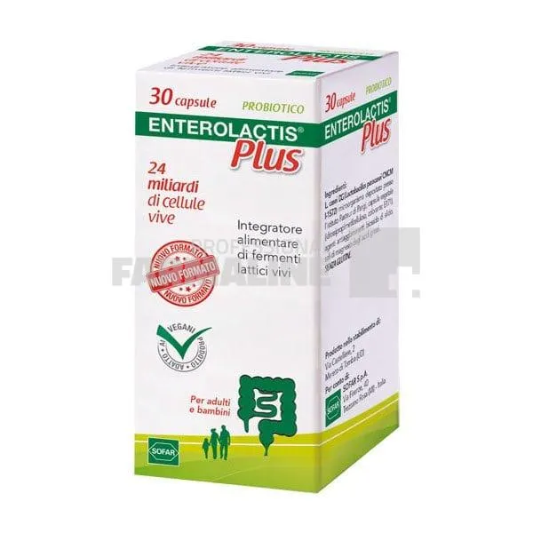Enterolactis Plus 30 capsule