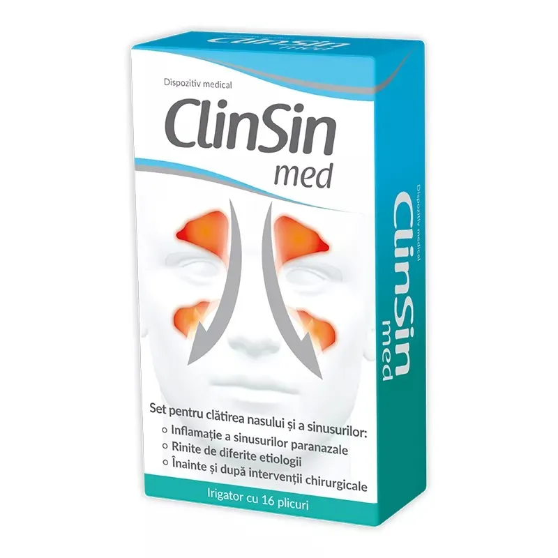 ClinSin Med irigator cu 16 plicuri