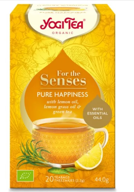 Ceai Eco simturi fericire pura 44g (YogiTea)