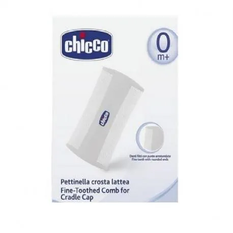 CHICCO Pieptăn delicat pentru cruste de lapte, 0luni+