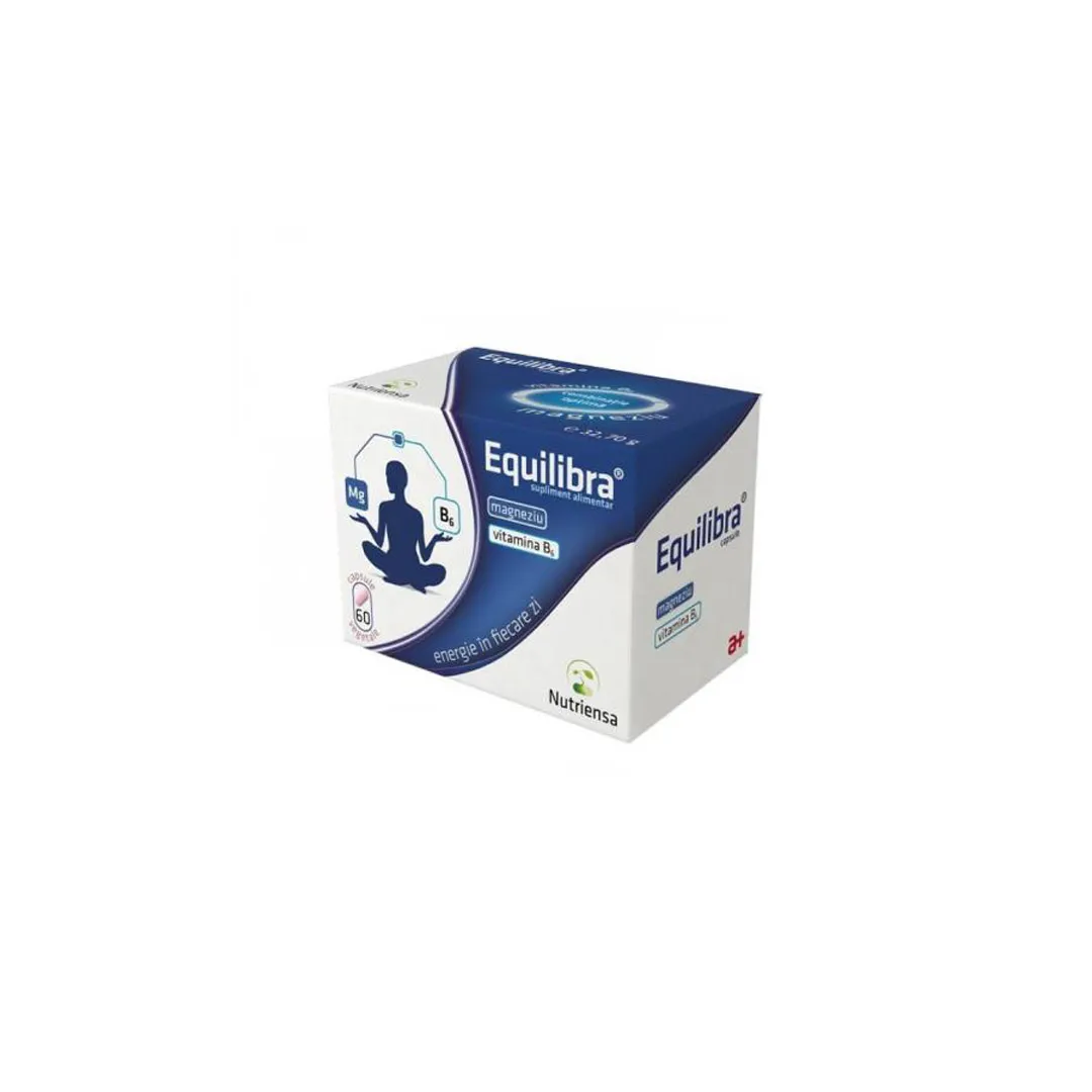Magneziu + vitamina B6, Equilibra, 60 capsule, Antibiotice SA