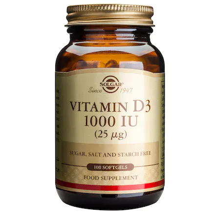 Solgar Vitamina D3 1000IU x 100 capsule gel