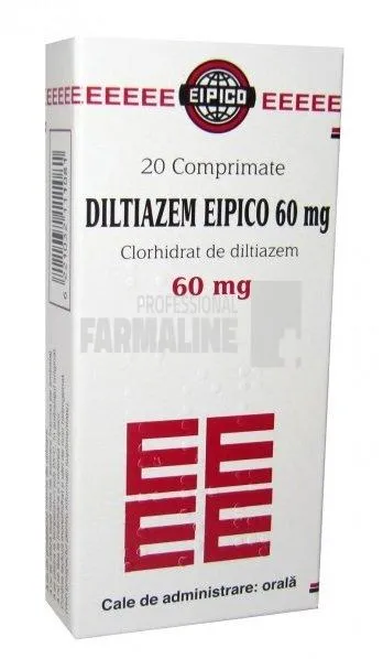 DILTIAZEM EIPICO 60 mg x 20 COMPR. 60mg E.I.P.I.CO. MED S.R.