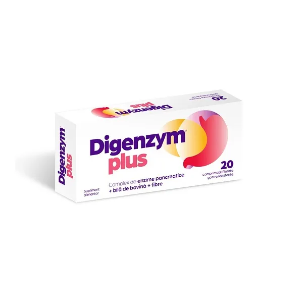 Digenzym plus, 20 comprimate filmate, Labormed