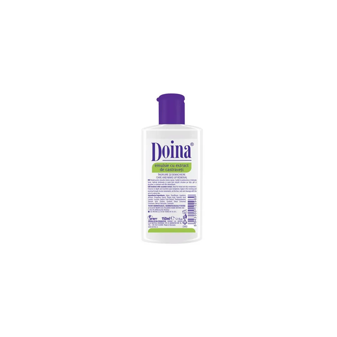 Emulsie nutritiva cu extract de castraveti Doina Formula 2, 150 ml, Farmec