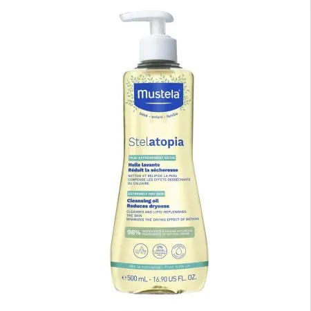 Ulei de curatare pentru piele atopica Stelatopia, 500 ml, Mustela