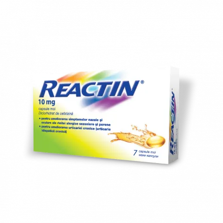 Reactin 10 mg, 7 capsule moi