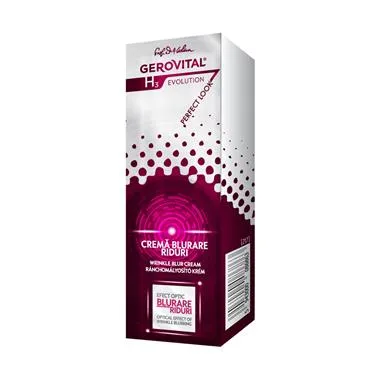 Gerovital H3 Evolution Perfect Look Crema blurare riduri 25 ml