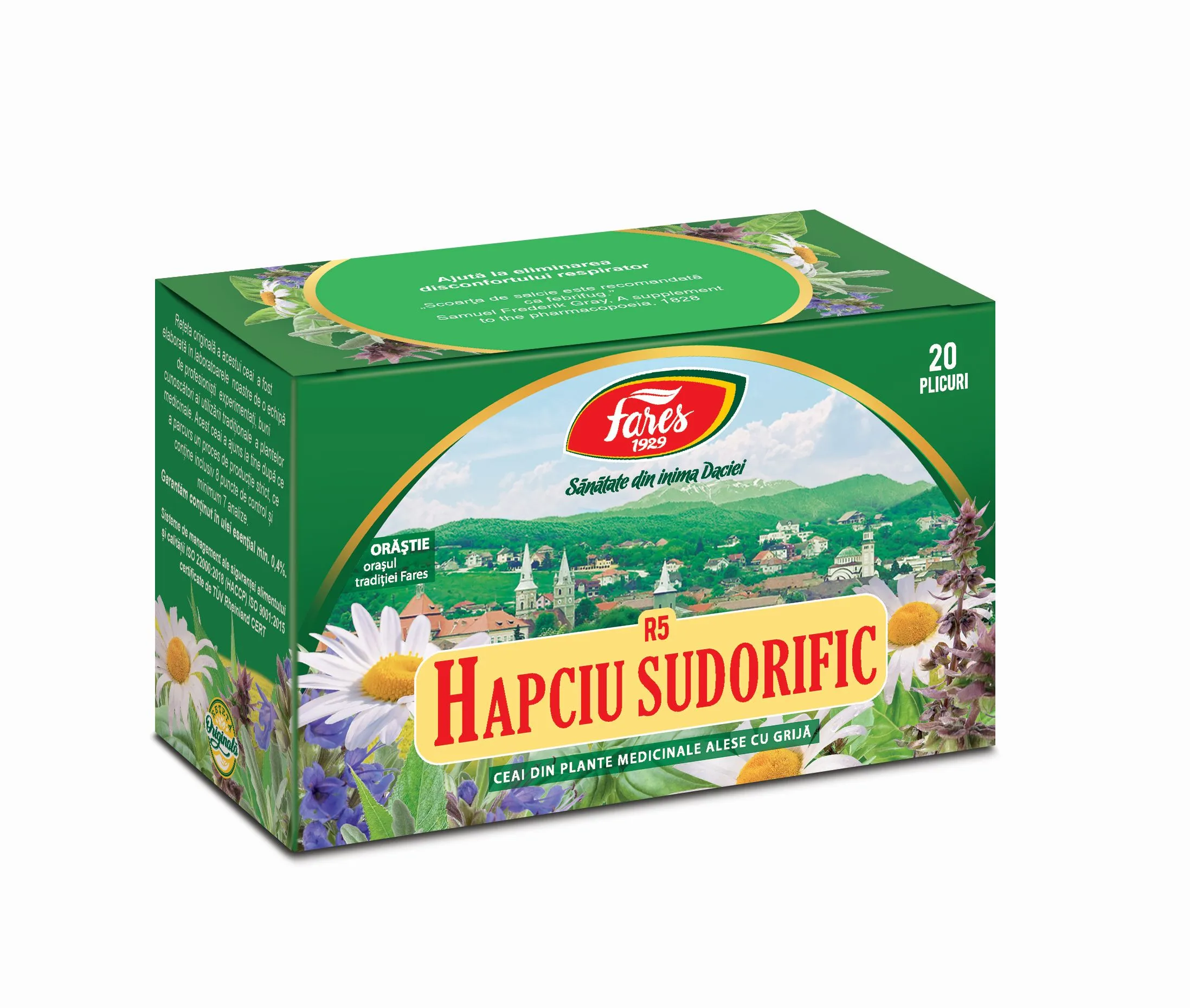 Fares Ceai Hapciu Sudorific x 20 plicuri