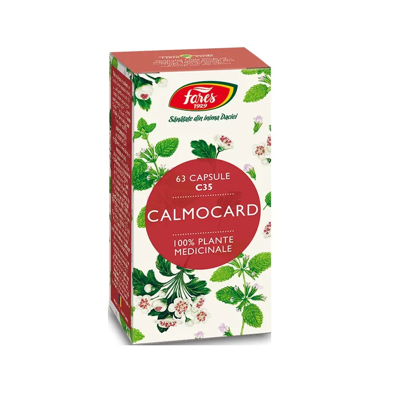 Calmocard 1 , 63 capsule (Fares)