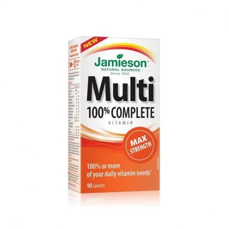 Jamieson Vitamine Multi 100% complet forte, 90 capsule