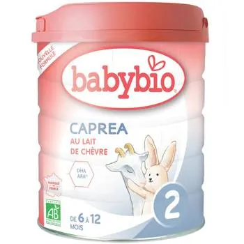 Lapte praf de capra Caprea 2 Bio 6-12 luni, 800g, BabyBio