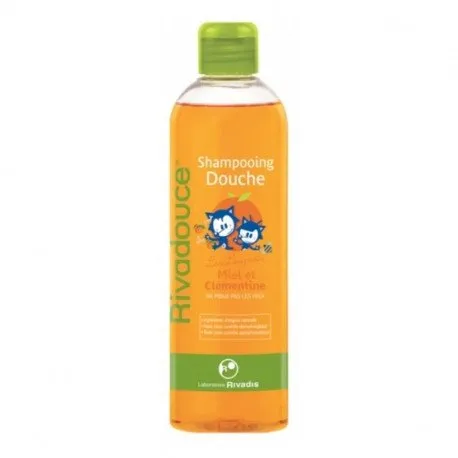 Rivadouce Junior Sampon si Gel Dus Miere si Clementine, 500ml