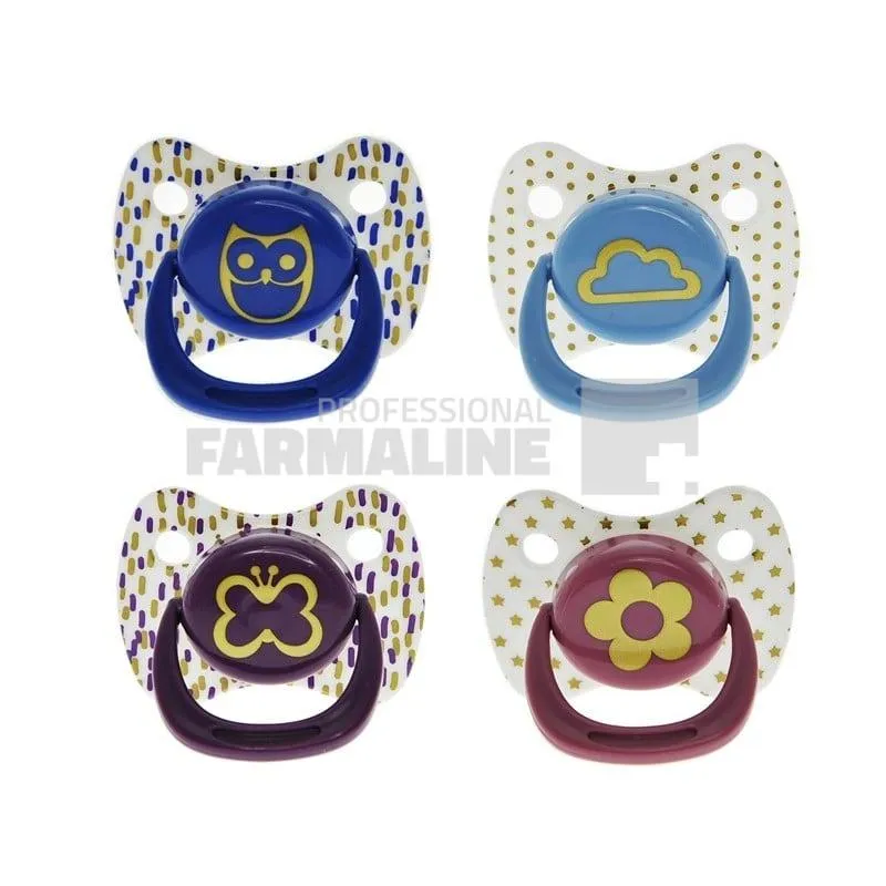 Minut Baby Suzeta latex, ortodontica 0 - 6 luni (MIN 2019018)