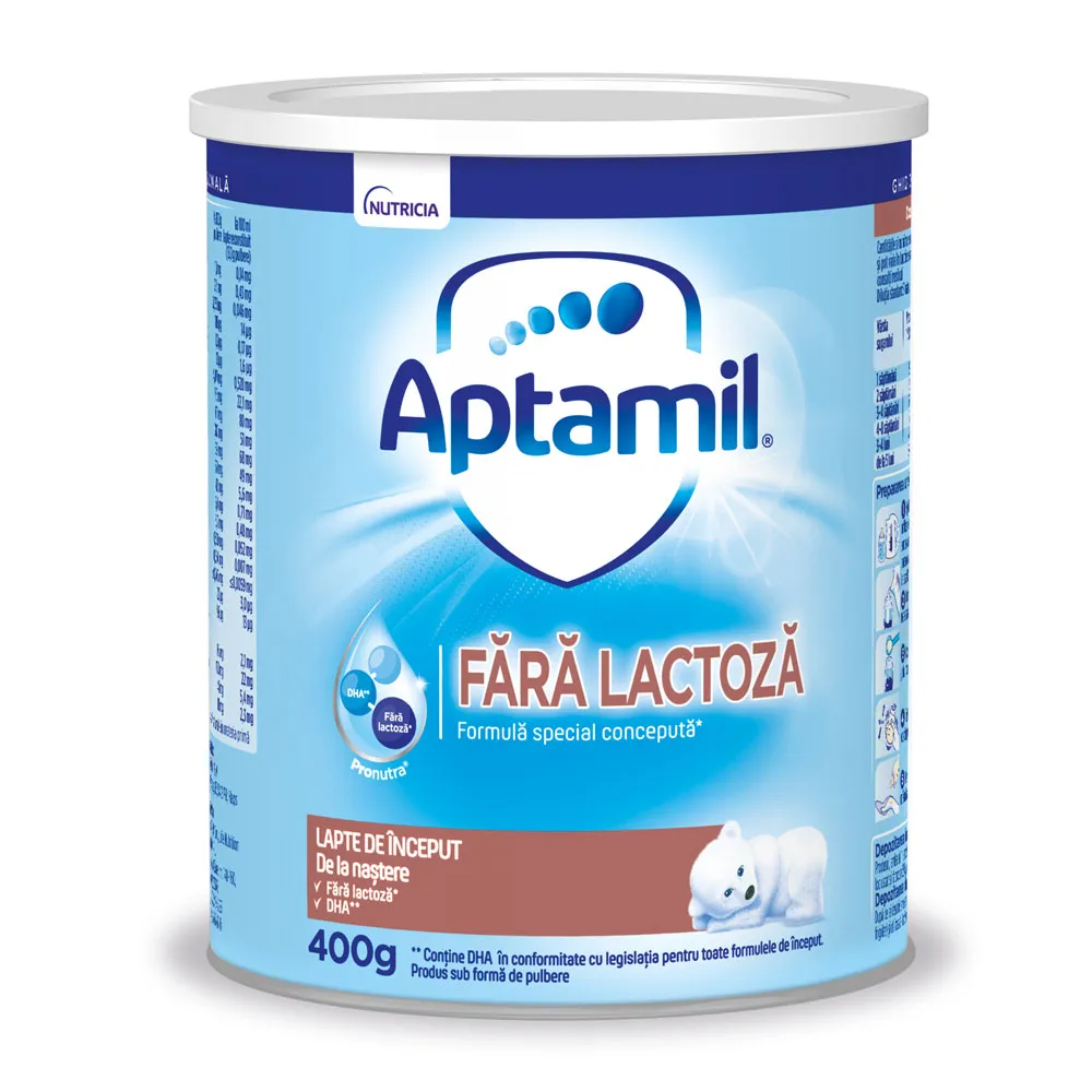 APTAMIL FARA LACTOZA X 400 G LAPTE COPII