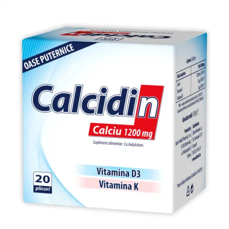 Calcidin 1200 mg, 20 plicuri