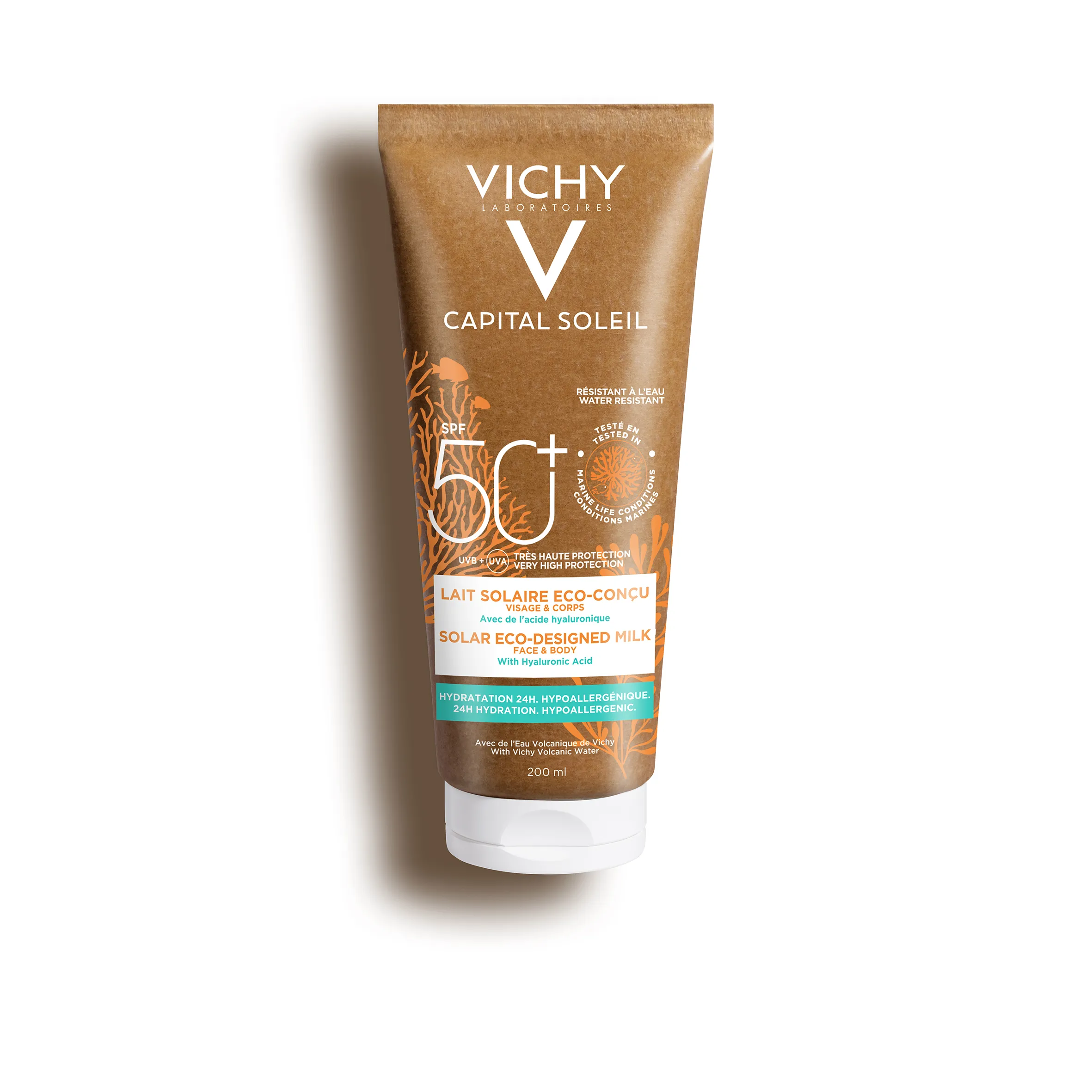 Lapte multi-protector SPF50+ ECO Capital Soleil, 200 ml, Vichy