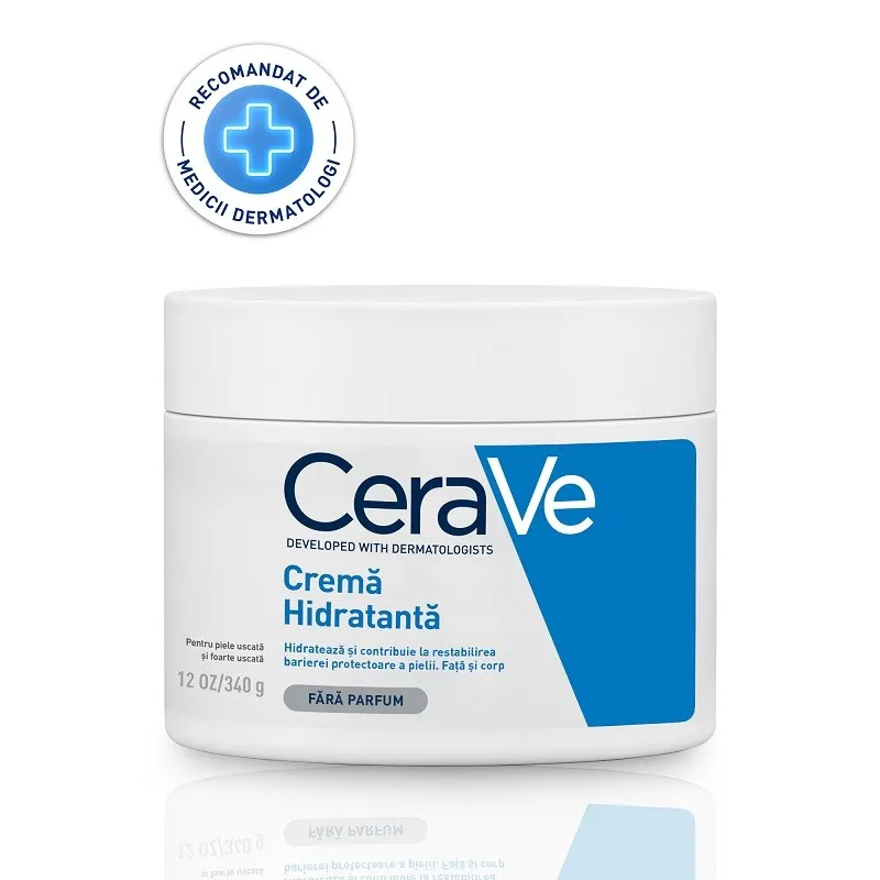 CERAVE CREMA HIDRATANTA FATA SI CORP PIELE USCATA SI FOARTE USCATA 340G