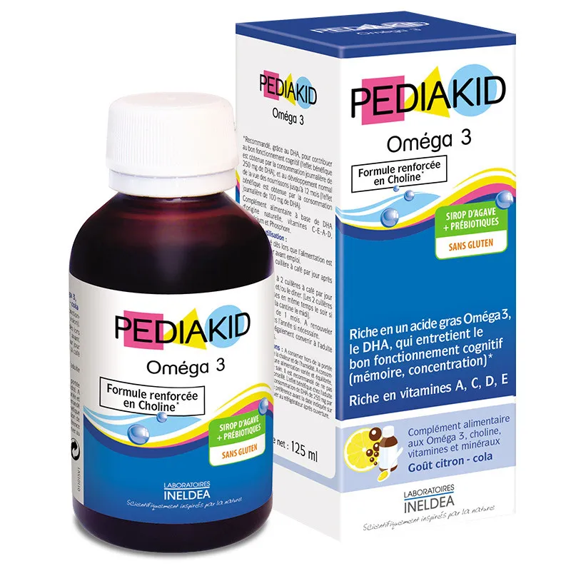 PEDIAKID OMEGA 3 SIROP 125ML