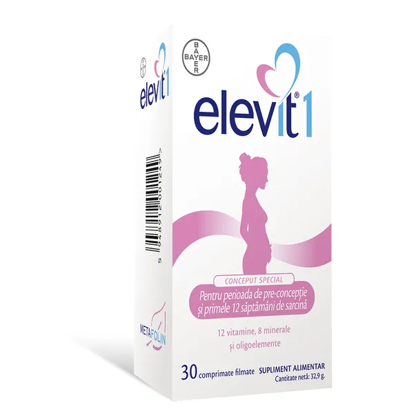 Elevit 1,30 comprimate filmate,Bayer