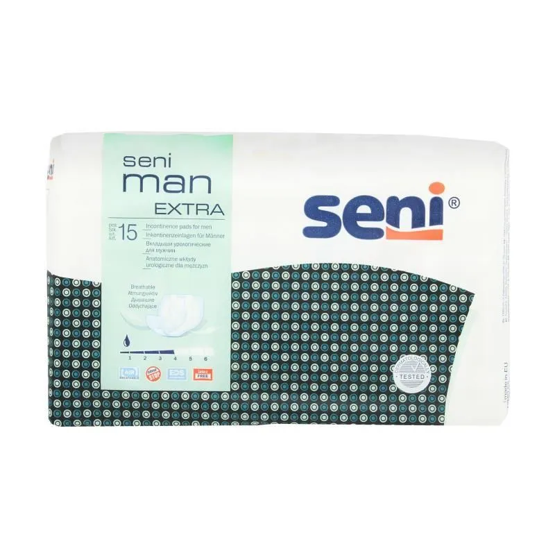 SENI Man Extra, absorbante pentru incontinenta ,15buc
