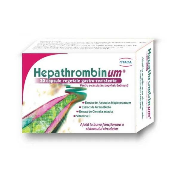 Hepathrombinum, 30 capsule, Stada