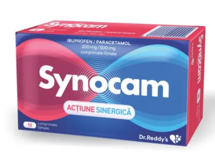 Synocam 200mg/500mg x 10cp.film