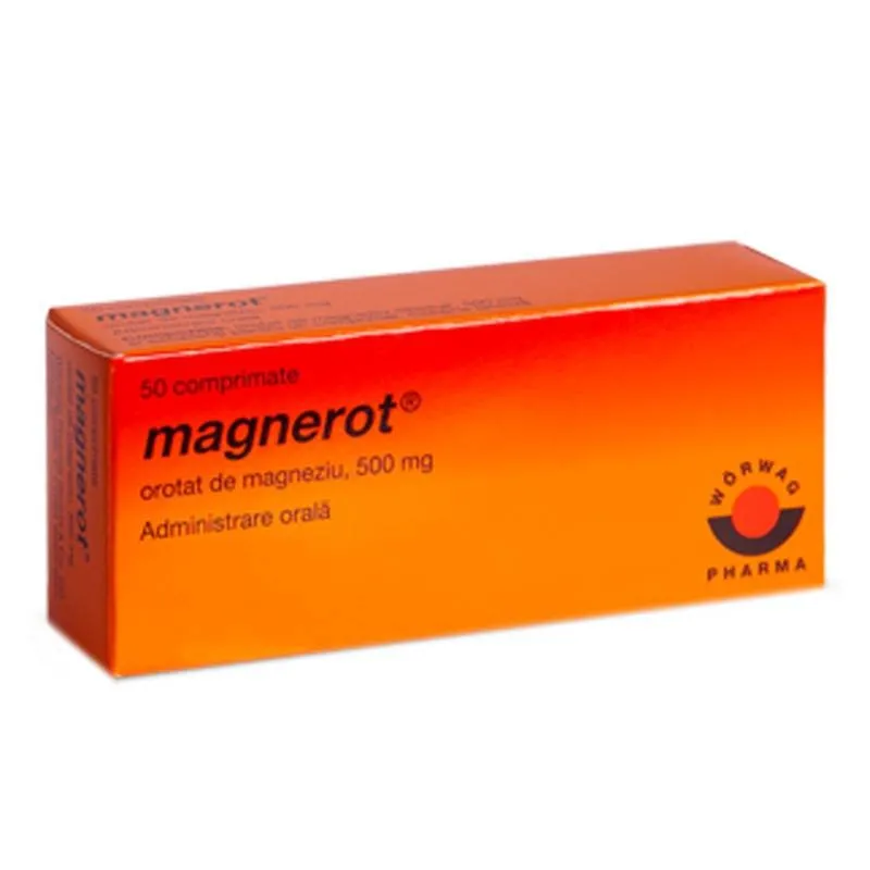 MAGNEROT 500MG* 50CPR WORWAG