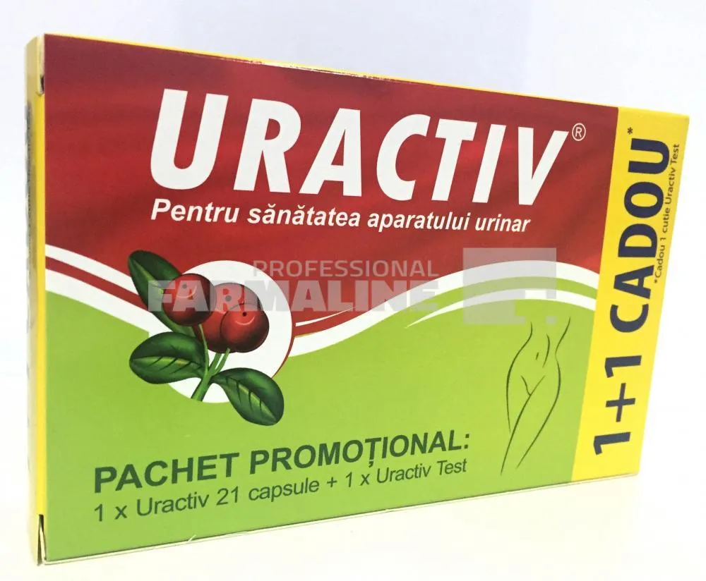Uractiv 21 capsule + Uractiv Test Cadou