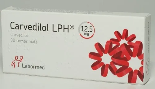 CARVEDILOL LPH 12,5 mg x 30 comprimate