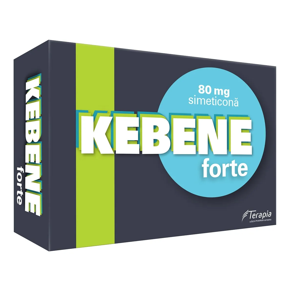 Kebene Forte Simeticona 80mg, 25 capsule, Terapia