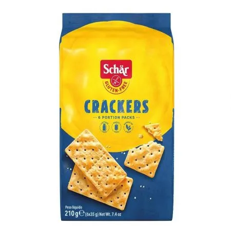 Crackers fara gluten, 210 g, Schar