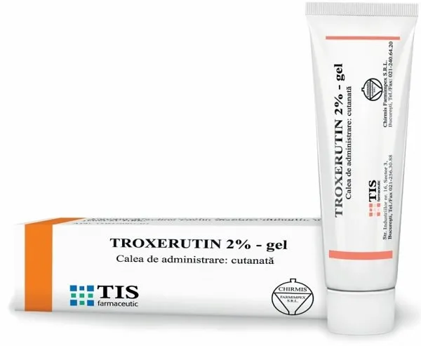 Troxerutin gel 2%, 50g