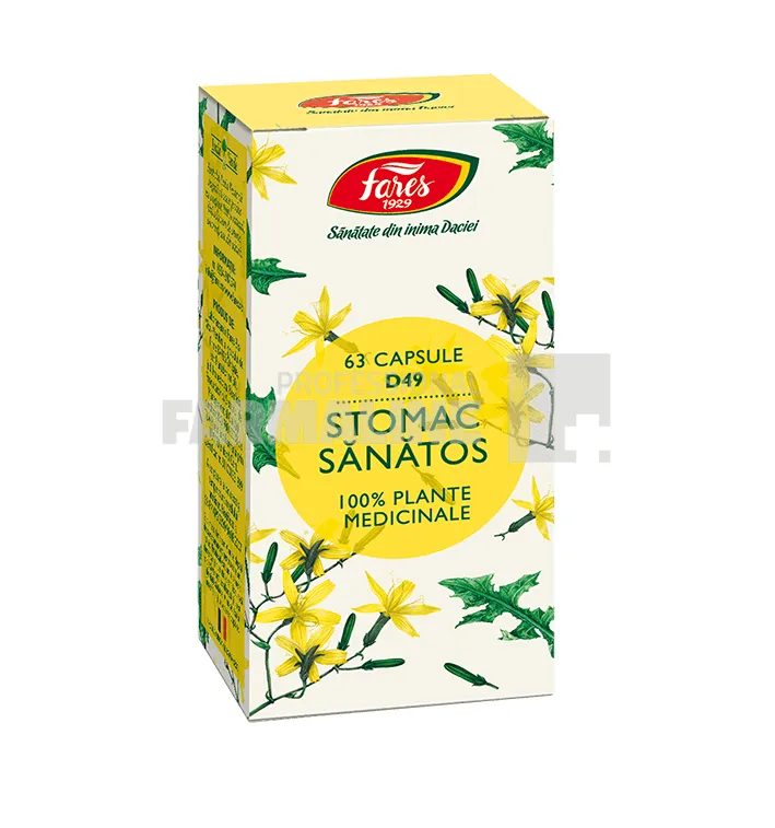 Fares D49 Stomac Sanatos 63 capsule