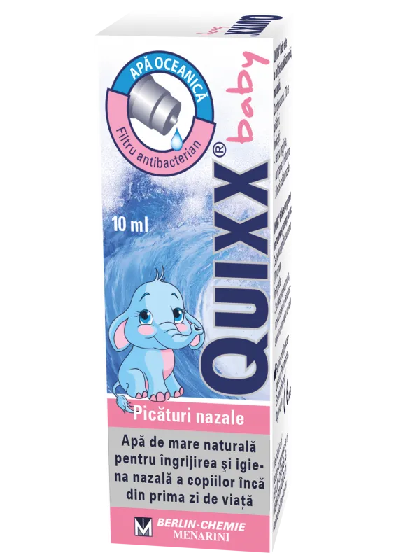 Quixx baby picaturi nazale izotonice x 10ml