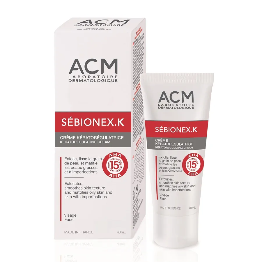 Crema cheratoreglatoare Sebionex K, 40ml, ACM