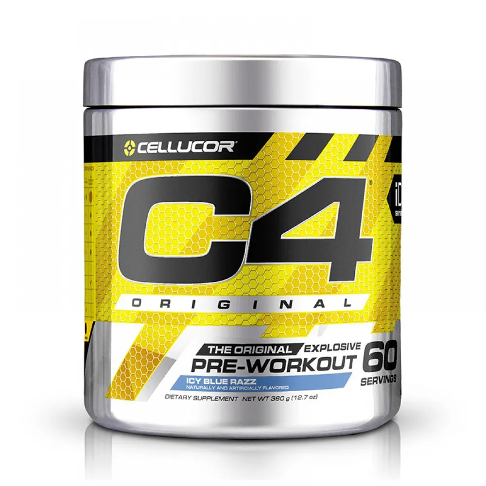 Cellucor C4 Original Formula pre-workout cu aroma de zmeura albastra (390 grame), GNC