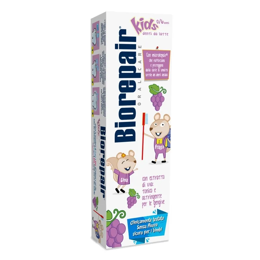 Biorepair Pasta de dinti Junior cu aroma de Struguri 0-6 ani x 50ml
