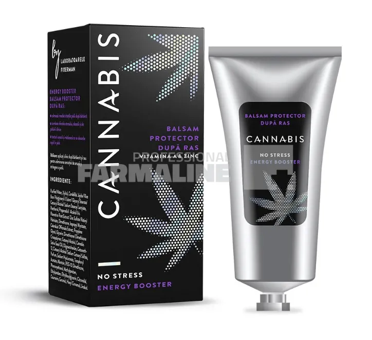 Fiterman Cannabis Balsam protector dupa ras Cannabis cu Vitamina A si Zinc 75 ml