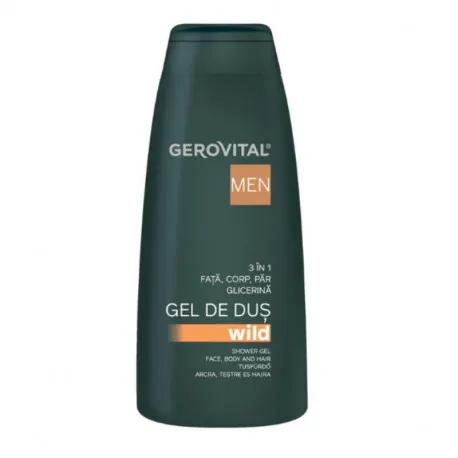 GH3 Men Gel de dus Wild 3 in 1, 400 ml