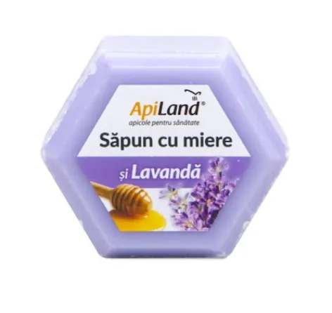 Sapun cu miere si lavanda x 100g (ApiLand)