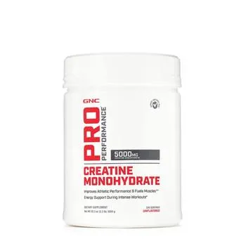 Creatina monohidratata fara aroma Pro Performance, 1000g, GNC