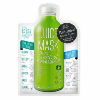 Masca servetel cu menta si mar verde Juice Mask, 20g, Ariul