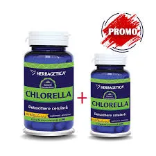 HERBAGETICA Chlorella x 60cps + 10cps cadou