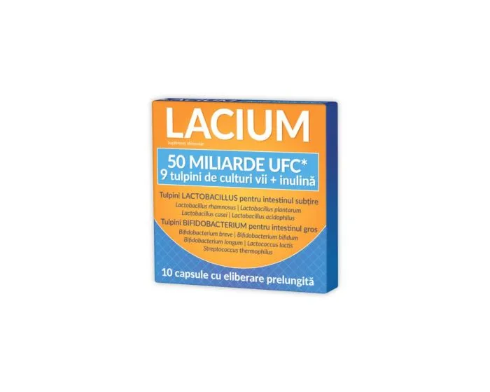Zdrovit Lacium 50 miliarde x 10 capsule