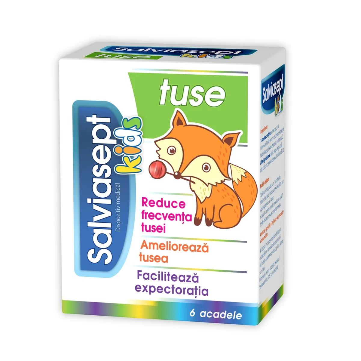 Salviasept Kids tuse ,6 acadele