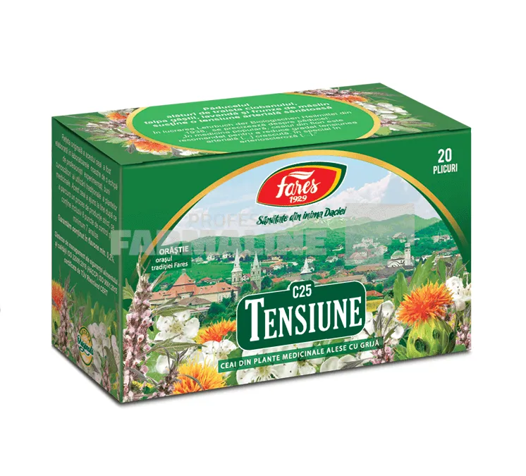 Fares Ceai tensiune (hipertesiune) 20 plicuri